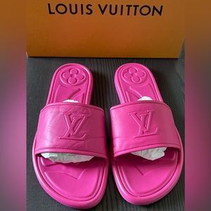 COPY - AUTHENTIC LOUIS VUITTON PINK MULES/FLATS